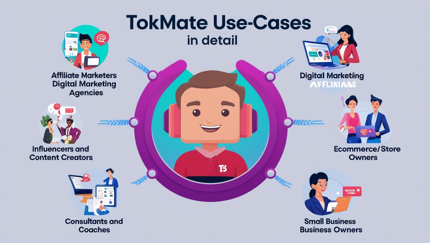 Tokmate use cases in detail